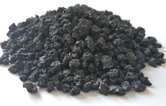 Kalcynowany koks naftowy o niskiej zawartości S i N, 98,5% surowego koksu dla zwierząt, rozmiar 1-10 mm